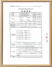 甲醛治理檢測報告樣本